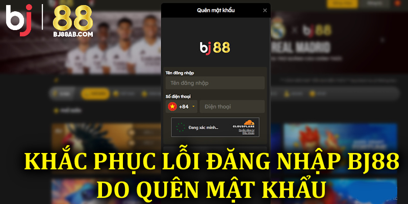 Ấn vào “Quên mật khẩu” nếu bạn không nhớ dữ liệu này