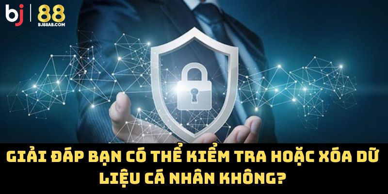 Giải đáp bạn có thể kiểm tra hoặc xóa dữ liệu cá nhân không?